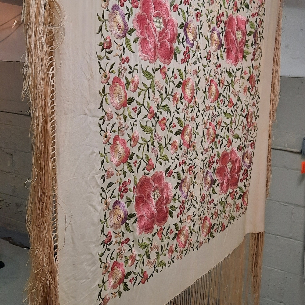 Vintage Silk Piano scarf